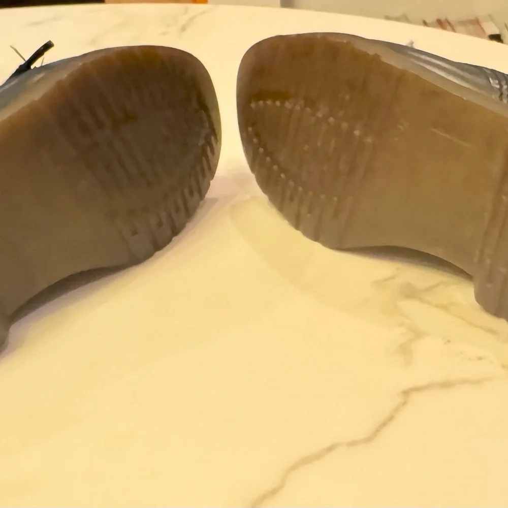 DOCTOR MARTENS Dark Blue Leather Combat Boots Women’s Size UK 4 / US 6/ EU 37 - Picture 11 of 15